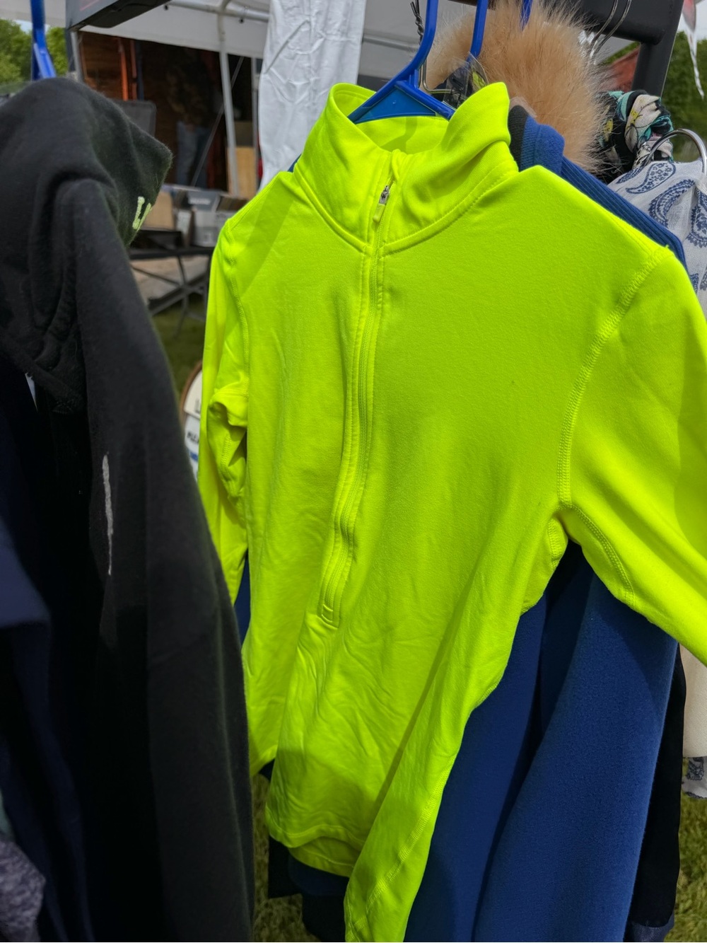 Nike Neon Yellow Women’s Half-Zip